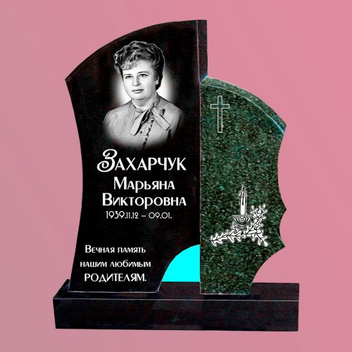 памятники из зеленого гранита