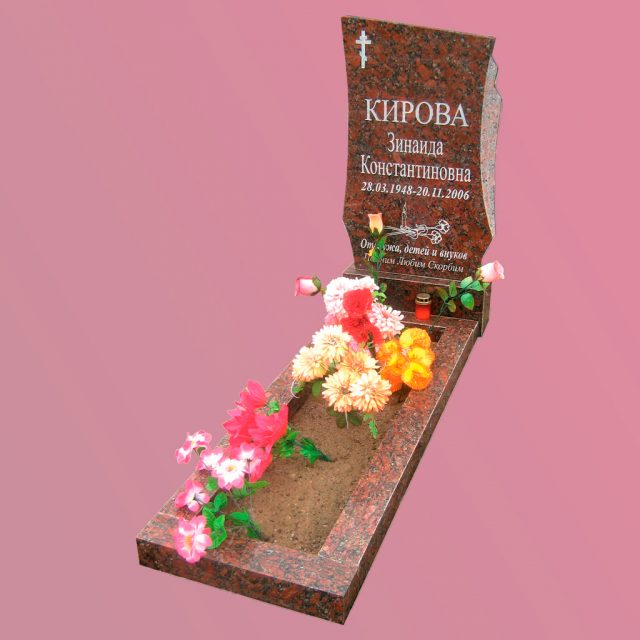 памятник из цветного гранита